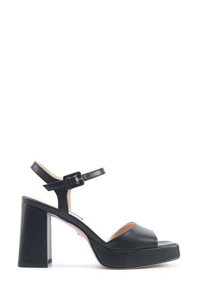 Nine West LABELLA 5FX Siyah Kadın Topuklu Sandalet
