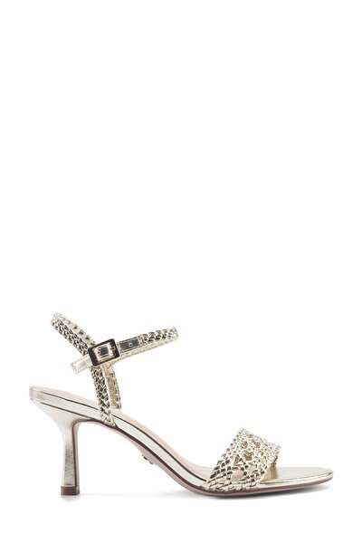 Nine West LAMARTA 5FX Altın Kadın Topuklu Sandalet