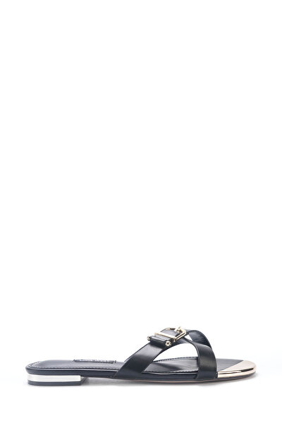 Nine West MALVINA 5FX Siyah Kadın Düz Terlik