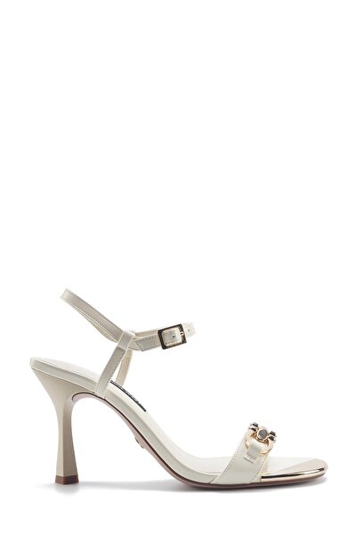 Nine West MARGUERIT  5FX Krem Kadın Topuklu Sandalet