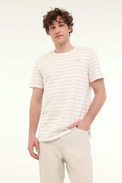 Lumberjack ML MAGNUS 11ITL1073 5FX Beyaz Erkek Kısa Kol T-Shirt