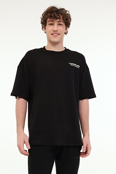 Lumberjack ML FRANCO 11FF10 5FX Siyah Erkek Kısa Kol T-Shirt