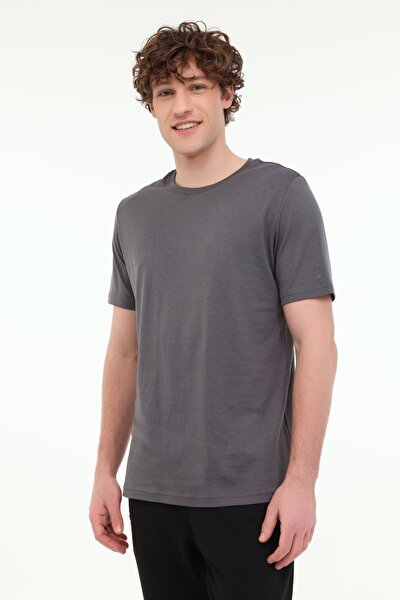 Lumberjack MB CT110 PM C NK T-SH 5FX Antrasit Erkek Kısa Kol T-Shirt