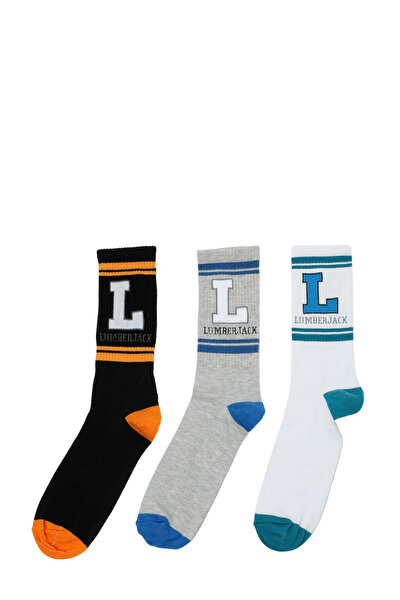 Lumberjack ML LIFE 3LU 34US1 5FX GRI MULTI Erkek Çorap