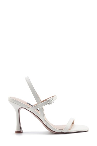 Nine West MONIQUE 5FX Beyaz Kadın Topuklu Sandalet
