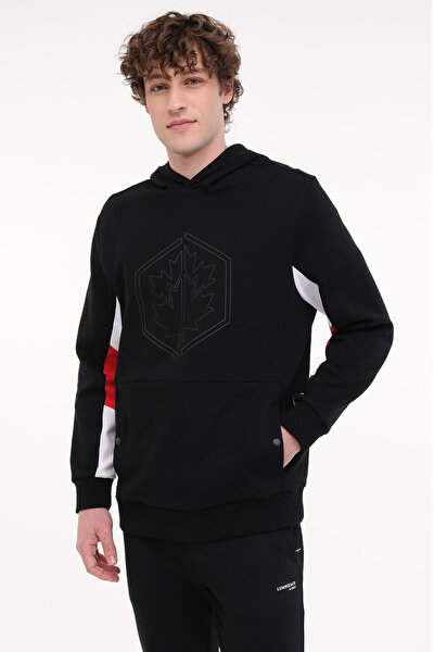 Lumberjack ML MATTE 17ITL442 5FX Siyah Erkek Sweatshirt