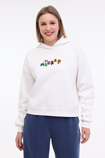 Lumberjack WL APRIL 17GFL913 3PR Ekru Kadın Sweatshirt