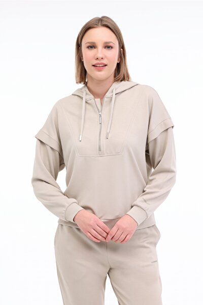 Lumberjack WL DOINA 16MS438 5FX Haki Kadın Sweatshirt