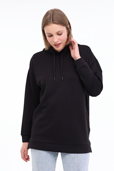 Lumberjack WL ILSE 17BT231 5FX Siyah Kadın Sweatshirt