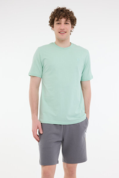 Lumberjack MB CT102 C NK T-SH 5FX A MINT Erkek Kısa Kol T-Shirt