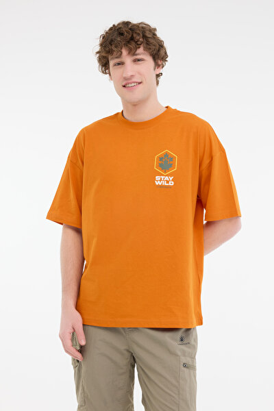 Lumberjack ML STAR 11OTD1-27 5FX Turuncu Erkek Kısa Kol T-Shirt