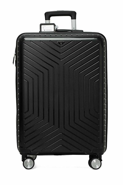 Lumberjack PARIS -O PP 5FX Siyah Unisex Orta Boy Valiz