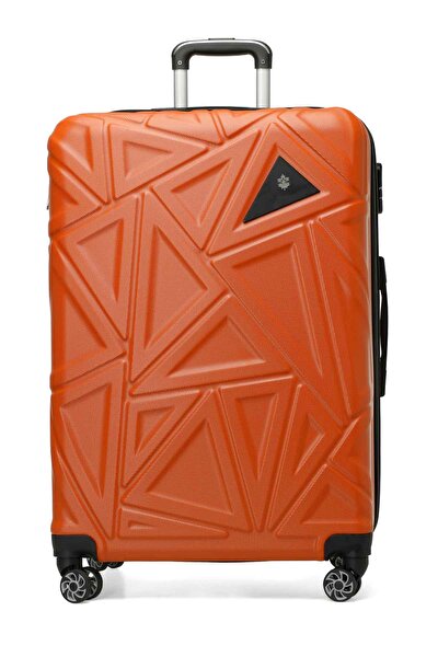 Lumberjack TRIANGLE -B ABS 5FX Kiremit Unisex Büyük Boy Valiz
