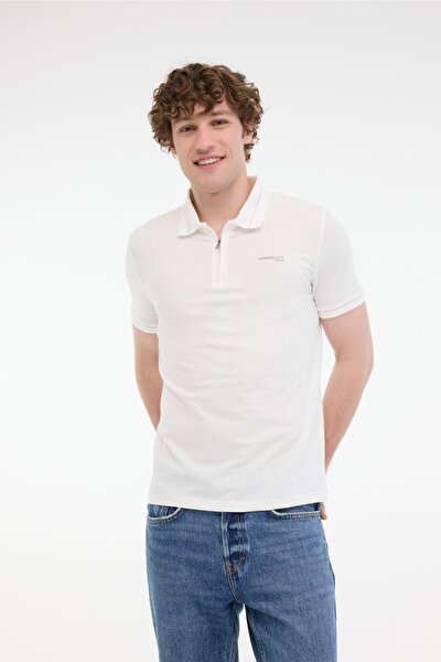 Lumberjack ML HOOPER 12SC11 5FX Beyaz Erkek Kısa Kol T-Shirt