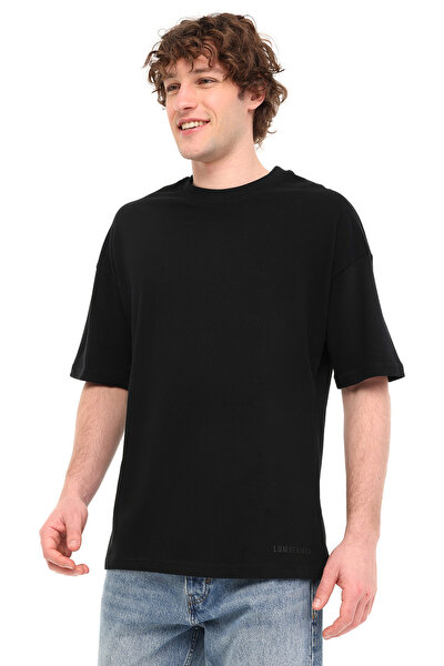 Lumberjack MB ROS 11HS113 5FX Siyah Erkek Kısa Kol T-Shirt