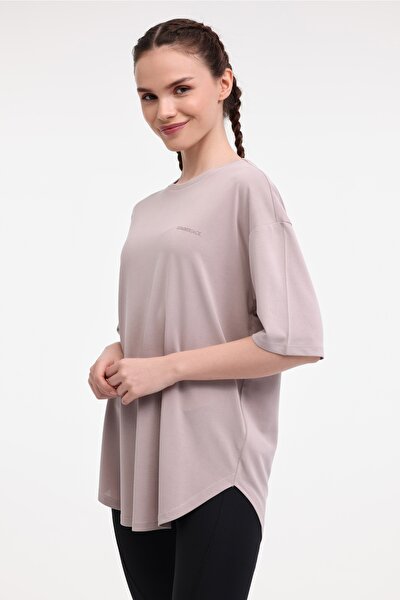Lumberjack WL ROSA 11LYG15 5FX Vizon Kadın Kısa Kol T-Shirt
