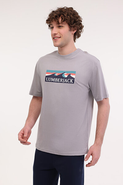 Lumberjack ML ROGER 11OTD2-31 5FX Gri Erkek Kısa Kol T-Shirt