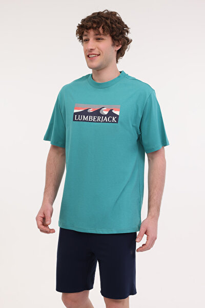 Lumberjack ML ROGER 11OTD2-31 5FX AQUA Erkek Kısa Kol T-Shirt