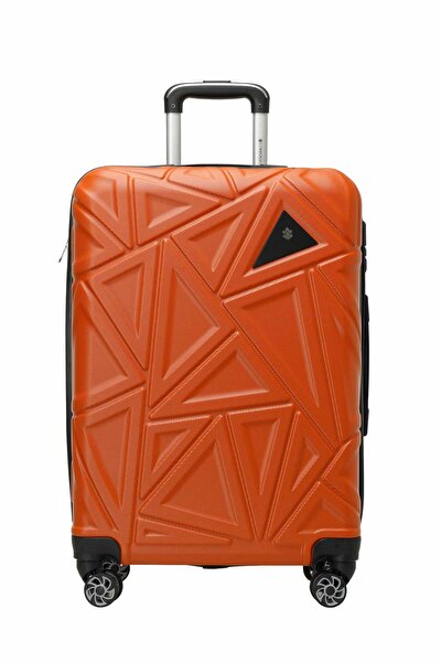 Lumberjack TRIANGLE -O ABS 5FX Kiremit Unisex Orta Boy Valiz