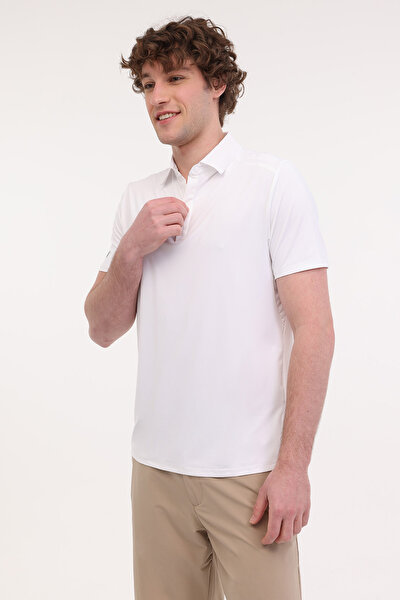 Lumberjack ML DESCE 12NS297 5FX Beyaz Erkek Kısa Kol T-Shirt