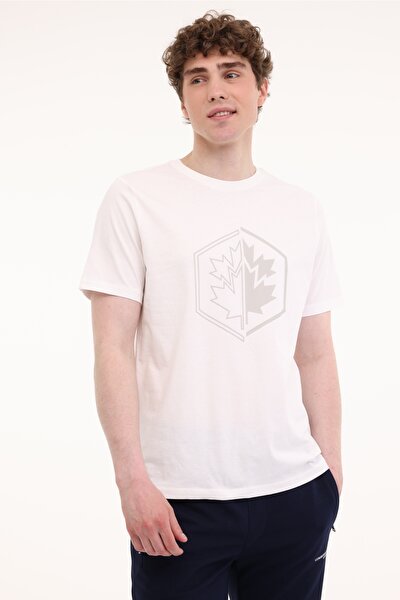 Lumberjack ML SIERENE 11LLM08 5FX Beyaz Erkek Kısa Kol T-Shirt
