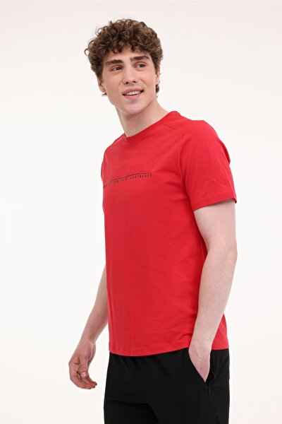 Lumberjack ML SONO 11ITL615 5FX Kırmızı Erkek Kısa Kol T-Shirt