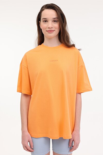 Lumberjack WL SAINO 11F204 5FX Turuncu Kadın Kısa Kol T-Shirt