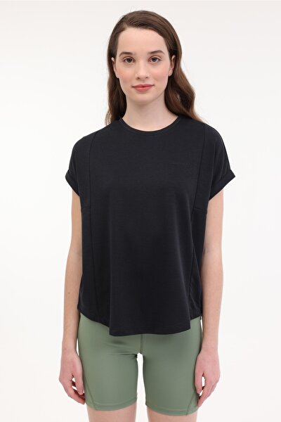Lumberjack WL FUN 11MD1143 5FX Siyah Kadın Kısa Kol T-Shirt