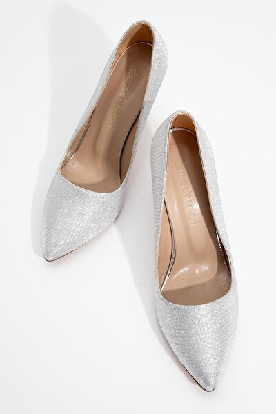 Ccway Siyah Ccway Sivri Burunlu Stiletto Ayakkabı