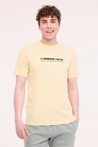 Lumberjack ML ASAHI 11TRV26 5FX Sarı Erkek Kısa Kol T-Shirt
