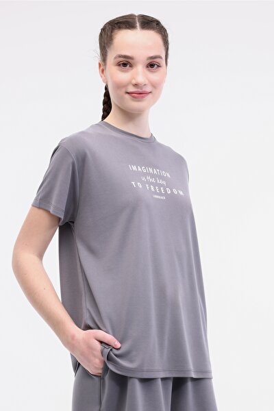 Lumberjack WL MIRUNA 11MS450 5FX Siyah Kadın Kısa Kol T-Shirt