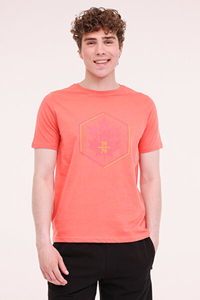 Lumberjack ML WOOD 11URB43-067 5FX NARCICEGI Erkek Kısa Kol T-Shirt