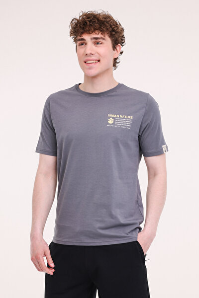Lumberjack ML RENAS 11TRV16 5FX Gri Erkek Kısa Kol T-Shirt