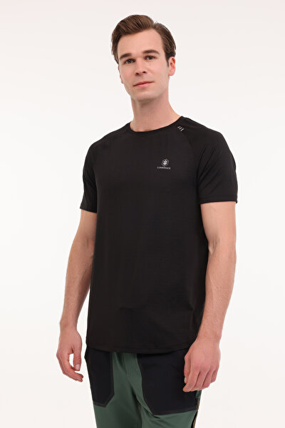 Lumberjack ML CLIFF 11CSH-1002 5FX Siyah Erkek Kısa Kol T-Shirt