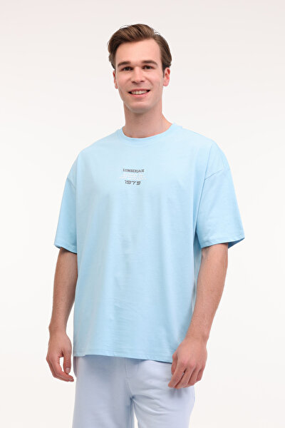 Lumberjack ML HENRY 12FL-14 5FX Mavi Erkek Kısa Kol T-Shirt