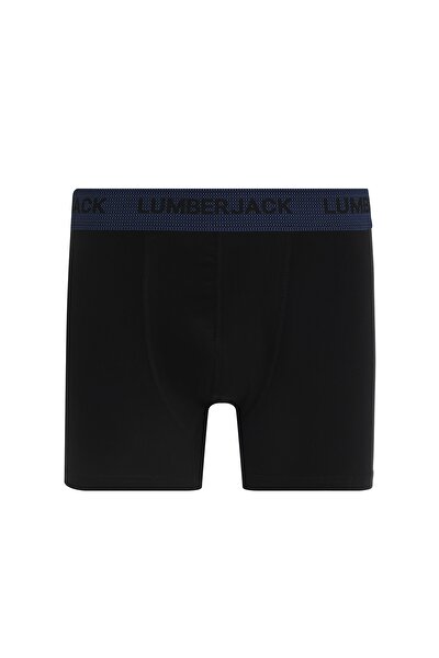 Lumberjack MB DUZ 3LU 30NK301 5FX Siyah Erkek Boxer