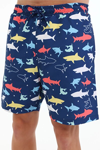 Lumberjack ML JAWS 19HL-22 5FX Lacivert Erkek Deniz Şortu