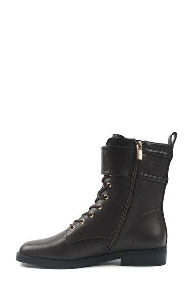 Nine West OPRAH 5PR Koyu Kahve Kadın Düz Bot