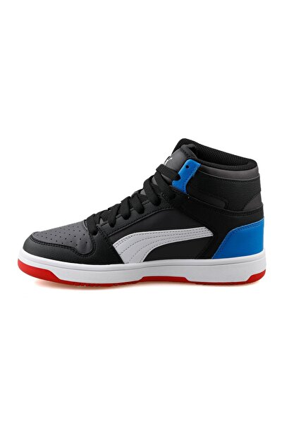 Puma 370486 Rebound Layup SL Jr Spor Ayakkabı Siyah-Mavi - Görsel 3