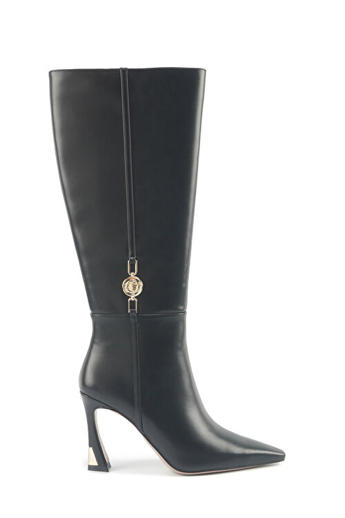 JUSTEL 5PR Siyah Kadın Topuklu Bot Fiyatları | Nine West