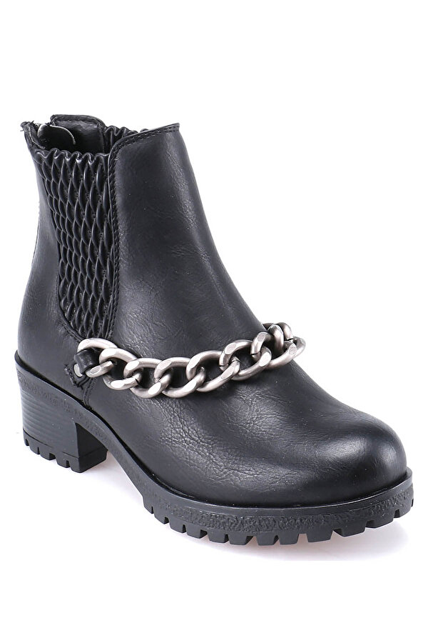 Art Bella C17007 Black Woman Biker Boots