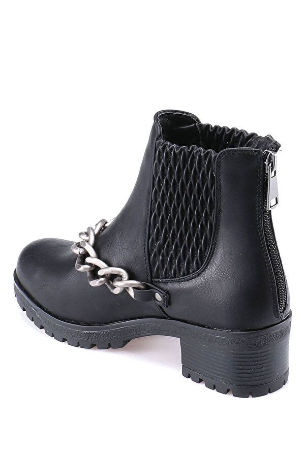 Art Bella C17007 Black Woman Biker Boots