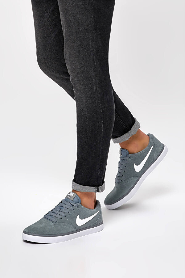 Nike SB CHECK SOLAR Gri Erkek Sneaker Ayakkabı