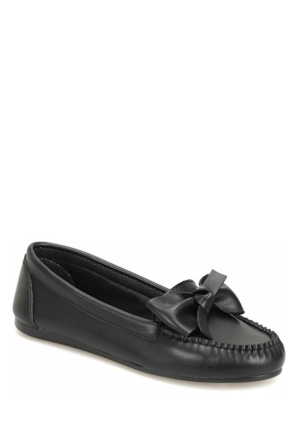 Miss F DW17057 Siyah Kadın Loafer Ayakkabı