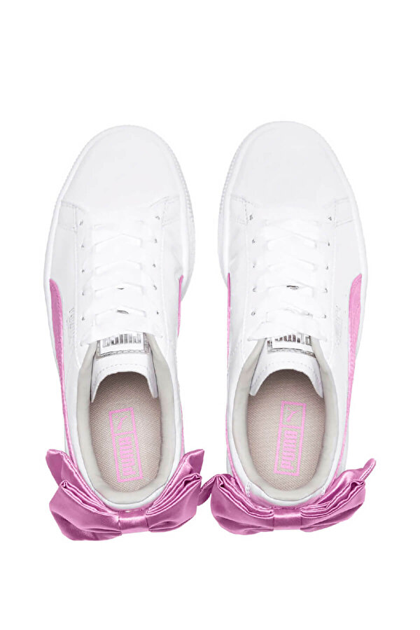 Puma Basket Bow Patent Jr Белый Подросток, Мальч. Кроссовки