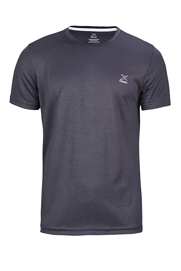 Kinetix BASIC PES T-SHIRT Antrasit Mel Erkek T-Shirt