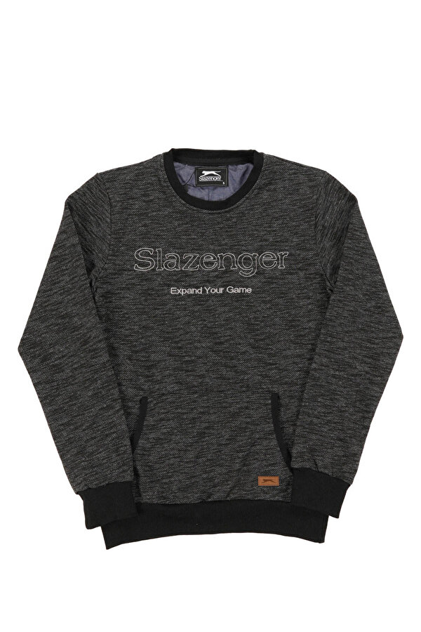 Slazenger ST28WE023-500 Siyah Erkek Sweatshirt