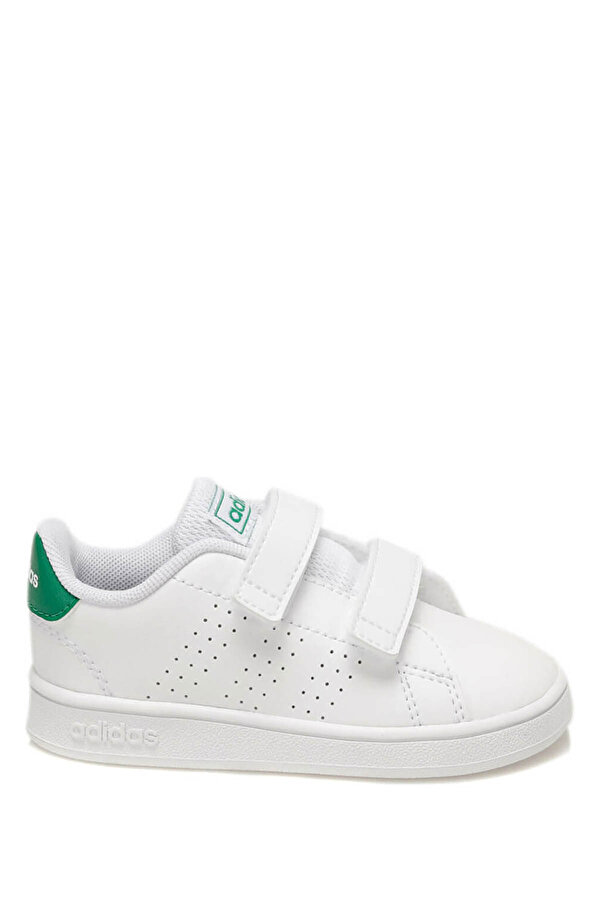 adidas advantage beyaz erkek cocuk sneaker ayakkabi 100481638 flo
