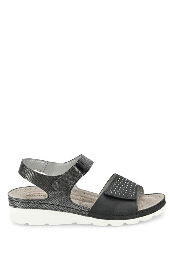 Polaris 161165.z Black Woman Sandals