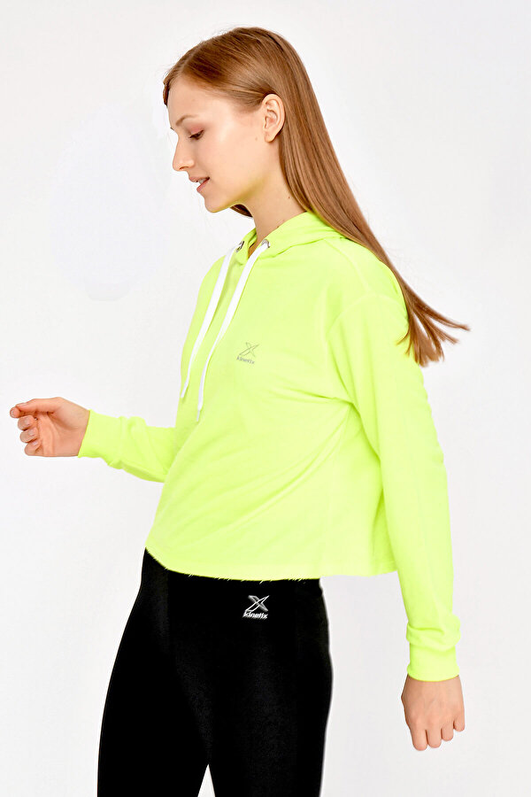 Kinetix W-1590 HAMPTON SWEATSHIRT Neon Yeşil Kadın Sweatshirt